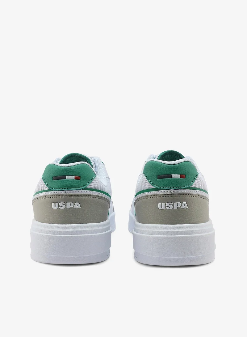 U.S. Polo Assn. white Men's White Low-Top Casual Sneakers – Trendy Design with Superior Comfort and Traction for Men | Best Price UAE